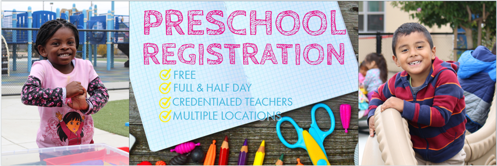 Preschool Registration Banner